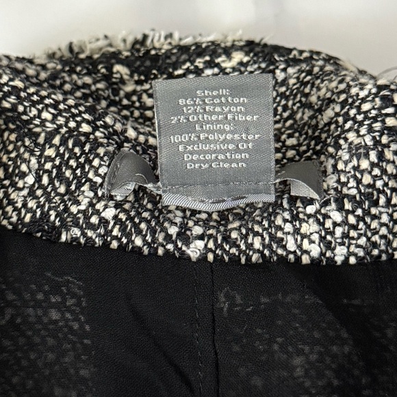 Ann Taylor Fine Italian Fabric Matching Tweed Set - Blazer & Knee Length Skirt - Picture 6 of 16